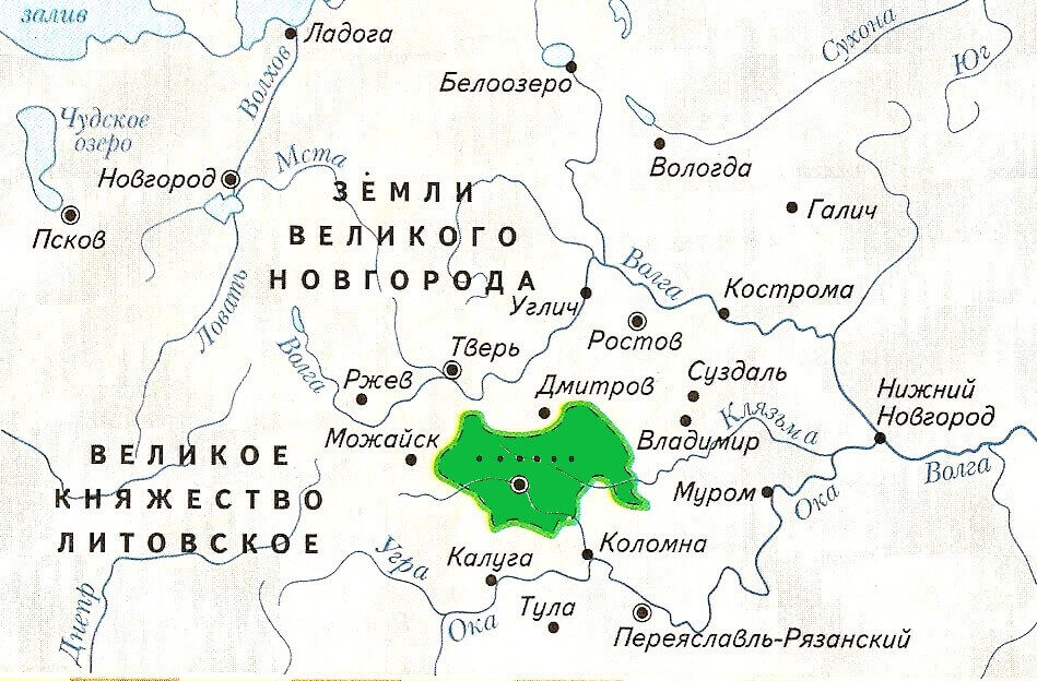 Московское княжество в 1300